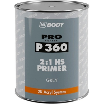 HB BODY Body 360 primer 2K 400 ml Šedá