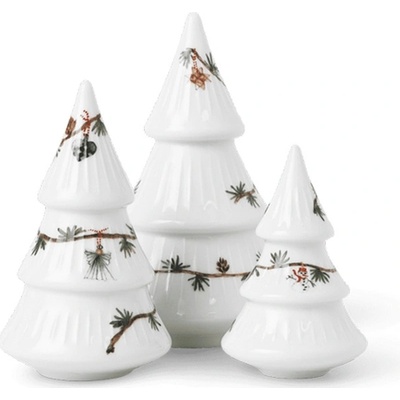 Porcelánové stromečky Hammershoi Christmas set 3 Kähler