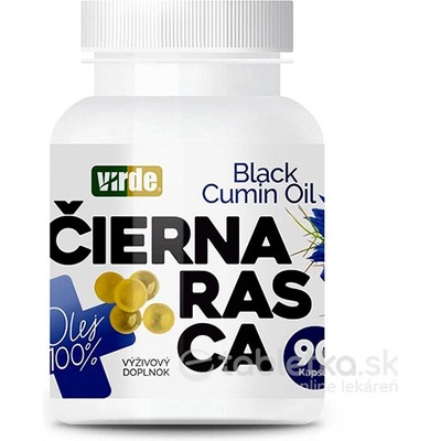 Virde ČIERNA RASCA olej 100% 90 kapsúl