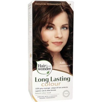 Hairwonder Long Lasting Colour permanentní dlouhotrvající barva 5.35 – hluboký čokoládový odstín