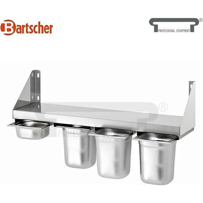 Bartscher Police na koření 4 x 1/6 GN pro 4 GN 1/6 800 x 200 x 150 mm 40 kg