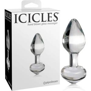 Icicles No. 44 - анален бът плъг стъкло конусовиден прозрачен