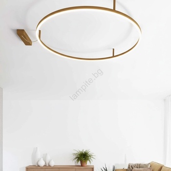 Ideal Lux - LED таванно осветително тяло ORACLE SLIM LED/29W/230V 3000K Ø 50 см, златисто (ID372419)