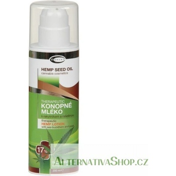 Topvet Therapeutic konopné mléko 17% 200 ml