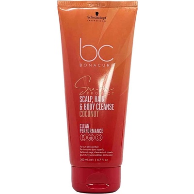 Schwarzkopf BC Bonacure Sun Protect Scalp, Hair And Body Cleanse 200 ml