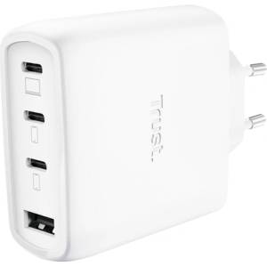 Trust Зарядно устройство Trust Maxo 65W 3x USB-C 1x USB-A бял (26068)