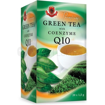 Herbex PREMIUM Tea zelený čaj S Q10 20 x 1,5 g