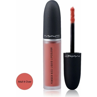 MAC Cosmetics Powder Kiss Liquid tekutá rtěnka s matným finišem 989 Mull It Over 5 ml