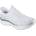 Skechers Маратонки Skechers Women's Mesh Bungee Glitter Print Slip On Trainers - White/Silver
