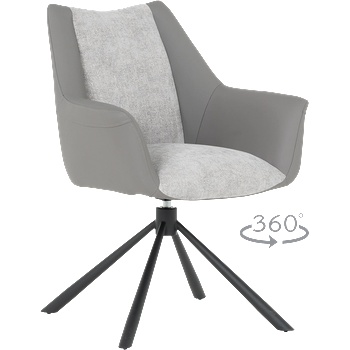 Carmen Трапезен стол tempe - светлосив (3532356)