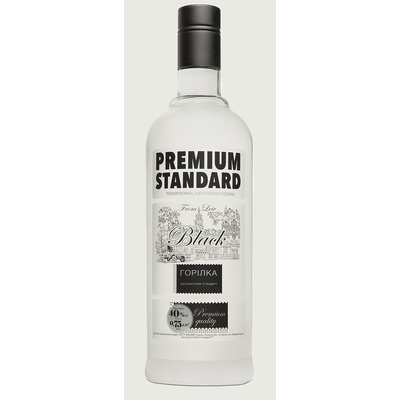 Absolutnyj standard Vodka Premium Black 40% 0,75 l (holá láhev)
