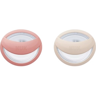 Nuk Силиконови залъгалки NUK Perfect Match - Mommy Feel, 0-6 м, 2 броя, бежова/розова (10175337)