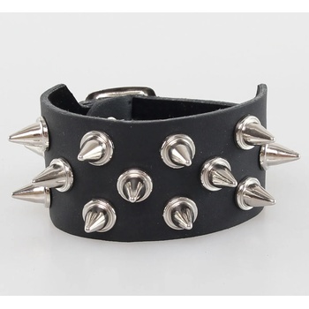 Image 1 of Black & metal гривна spikes 3 - bwz-186