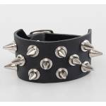 Black & metal гривна spikes 3 - bwz-186
