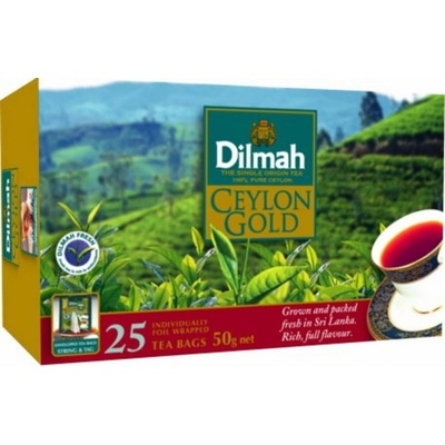 Dilmah Čaj Ceylon Gold černý 25 x 2 g