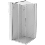 Mexen Rox плъзгаща се душ кабина 95 x 95 см, прозрачна, хром - 8C2-095-095-01-00 (8C2-095-095-01-00)