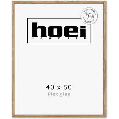 hoei Massивна рамка от дъб за снимки и плакати 40 x 50 PLEXI см (802009040050)