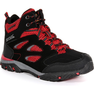 Regatta Kids' Holcombe Waterproof Breathable Hiking Boot - Black/Pepper