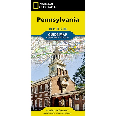 National Geographic Maps mapa Pennsylvania voděodolná