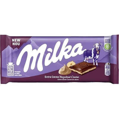 Milka extra kakao cream de alune 85 g
