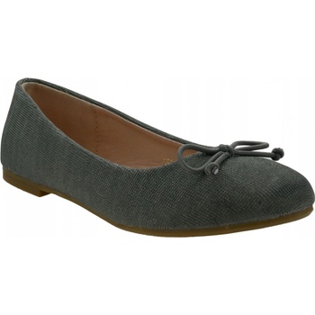 Dívčí baleríny společenské elegantní nazouváky