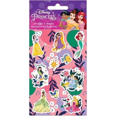 Diakakis Стикери, 8x12cm, 5 листа, Princess (31181-А-PRINCESS 2)