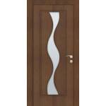 Uni Doors Интериорна врата Волна - остъклена - златна елха (цена без монтаж)