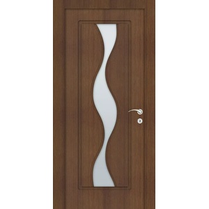 Uni Doors Интериорна врата Волна - остъклена - златна елха (цена без монтаж)