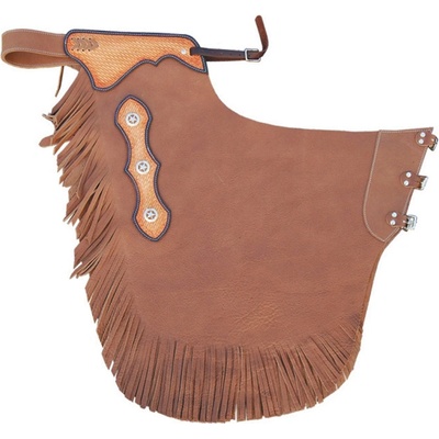 LAKOTA Westernové chapsy SMOOTH LEATHER "RODEO" MODEL hnědá – Zboží Mobilmania