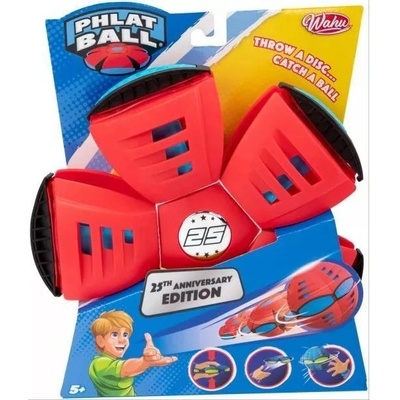 Goliath Флат бол: Класическа фрисби топка, 25 годишно издание - червено - синьо (934427pk)