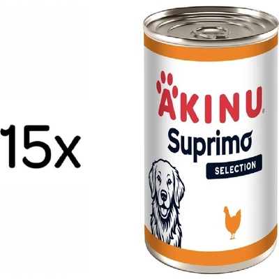 Akinu Suprimo selection Kousky kuřete se svalovinou 15 x 400 g