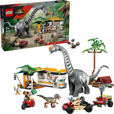 LEGO® Jurassic World 76973 Misia na sledovanie raptora a titanosaura