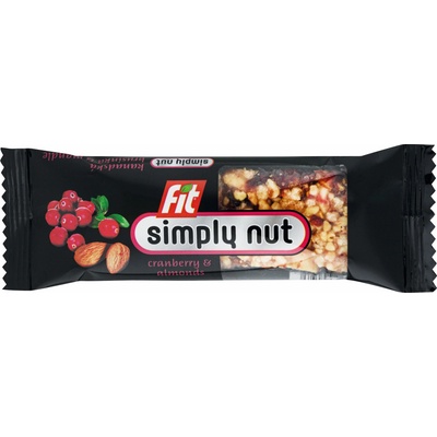Úsovsko food a. s. Fit Simply Nut червена боровинка и бадем в глазура 35 г