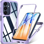 Techsuit Калъф за Samsung Galaxy A16 4G / A16 5G / A17 5G - ColorVerse 360 Series + протектор за екран - лилав