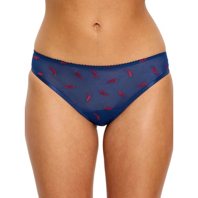 Modibodi menstruačné nohavičky lntimates V Day Cheeky Brief Light Navy Chilli