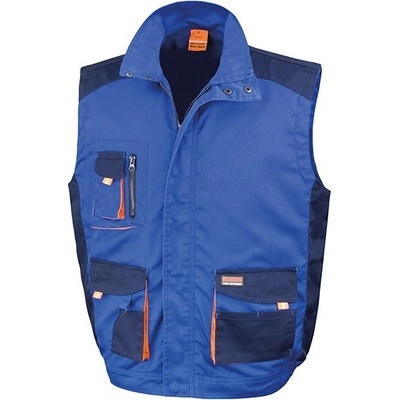 Result WORK GUARD Uni pracovná vesta Work Guard Lite Gillet R317X kráľovská tmavá oranžová