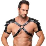 Zado Leather Chest & Shoulders Harness 2010283 Black S/M/L