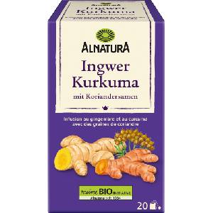 Alnatura Био чай джинджифил и куркума с кориандър - 40 г