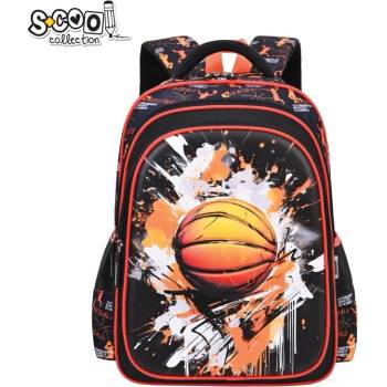 S-Cool Ергономична ученическа раница scool 3Д eva Баскетбол
