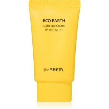 the SAEM Eco Earth Light ултра лек защитен флуид SPF 50+ 50 гр