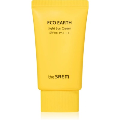 the SAEM Eco Earth Light ултра лек защитен флуид SPF 50+ 50 гр