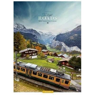 SHKOLYARYK Sešit The Elegant Roads mix motivů A4 čtverečkovaný