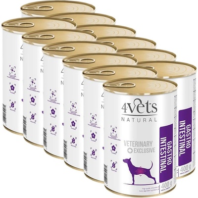 4Vets NATURAL Veterinary Exclusive GASTRO INTESTINAL 12 x 400 г