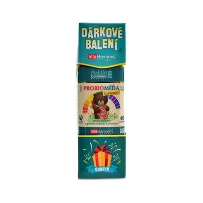 VitaHarmony Probio Méďa gummies 40 gummies dárkové balení