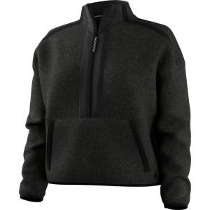 Smartwool Дамски вълнен пуловер Smartwool Women's Second Cut Fleece 1/2 Zip Fleece jumper - Charcoal - размер XL (105-7747-0115)