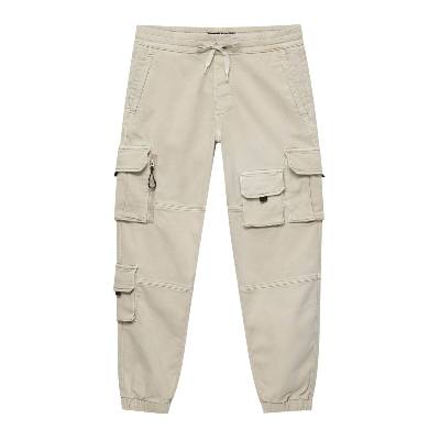 Pull&Bear Карго панталон сиво, размер S