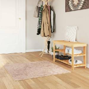 vidaXL Каса за килим MARSA Пясък 100 x 100 cm Полиестер и PVC (42023118)