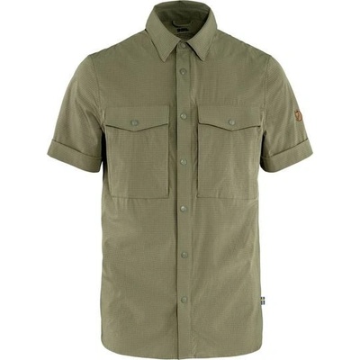 Fjallraven Abisko Trekking košile krátký rukáv light olive