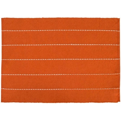 SCANquilt prostírání MELI úzké doby proužky světle hnědobílá běhoun delší strana 100-170cm