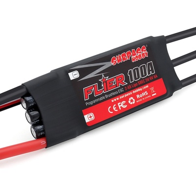 Regulátor otáček 100A Surpass FLIER V2 - 32 bit SBEC - 8A